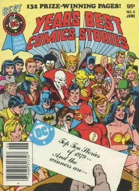 Best of DC Blue Ribbon Digest #5 VG 1980 Stock Image Low Grade