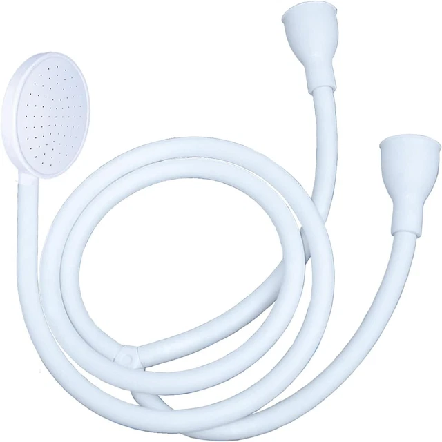 DOPPELHAHN DUSCHAUFSATZ FÜR Sprühschlauch Badrohr Wanne Spüle Kopf