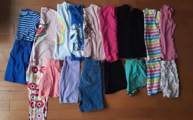 Girls 18 piece size 7 8 clothing lot spring summer