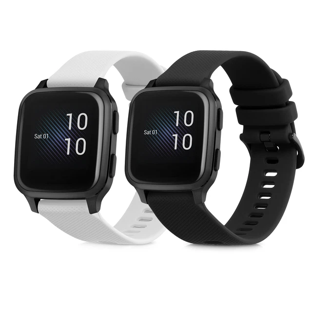 Compatibile con Garmin Venu 2/Venu 2S/Venu Sq2/Venu 2 Plus/Venu/Venu Sq, cinturino in silicone, 18mm, for Venu 2S, Silicone