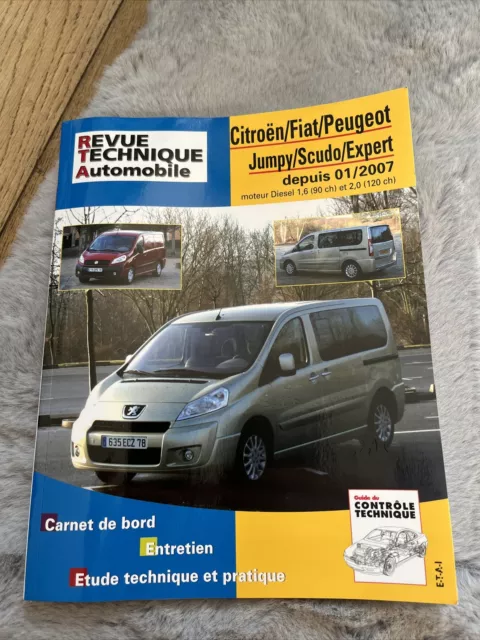 REVUE TECHNIQUE CITROEN JUMPY PEUGEOT EXPERT FIAT SCUDO 1.6 2.0 D HDi JTD 90 120