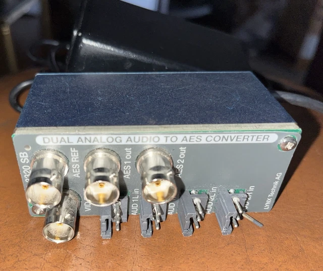 Convertisseur Audio Lynx C AD 3320 SB - Dual Analog To AES - Occasion Fonctionnel