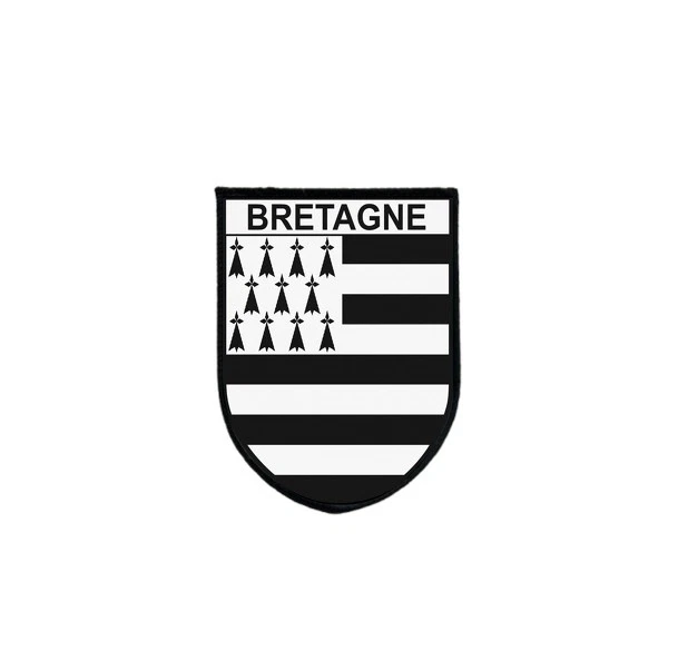 Patch Termoadesivo Bordato Con Bandiera Bretone Stampata - Bretagna