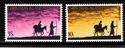 1975 Christmas Island Christmas MUH Complete Set