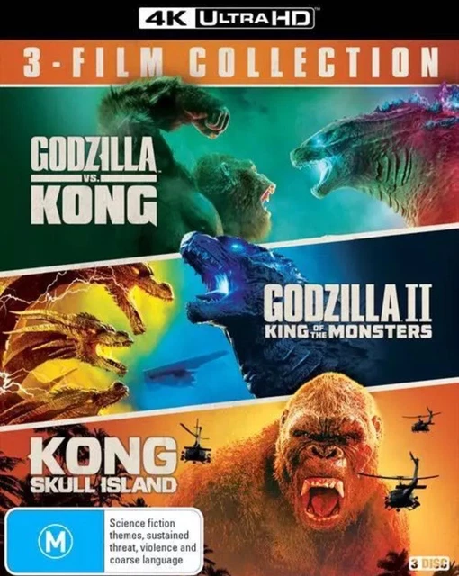 GODZILLA VS KONG |4k UHD: 3-Film Collection Skull Island, King