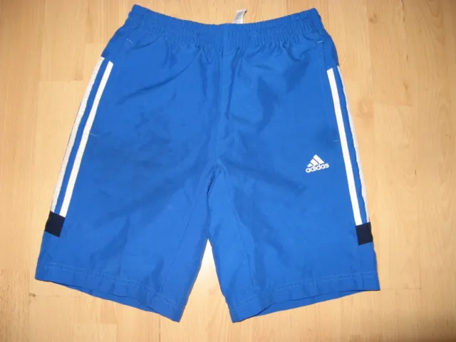 Worn Once Boys Royal Blue Adidas Swimming Beach Shorts With Pockets Age 11-12