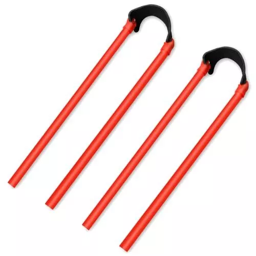 2 Pcs Sling Shot Bands Slingshot Rubber Band Replacement orange