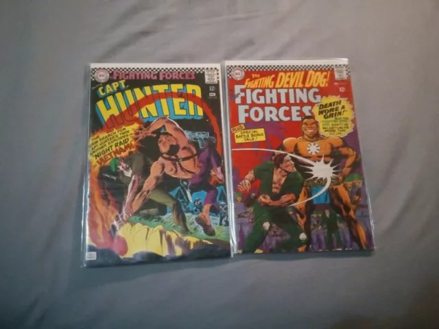 DC Comics Our Fighting Forces #98,#104 Lot Of 2 Silver Age FN To VF Very Rare