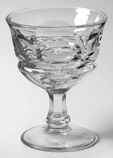 Fostoria Argus Clear  Champagne Sherbet Glass 144186