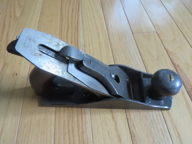 Antique Stanley Bailey No.4 Pat. 1910 Wood Bench Hand Plane