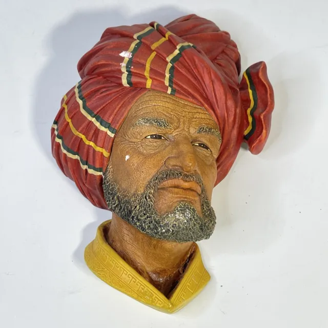 Bossons Chalkware Legend Head England Congleton Abdhul Abdul 1960 Arab