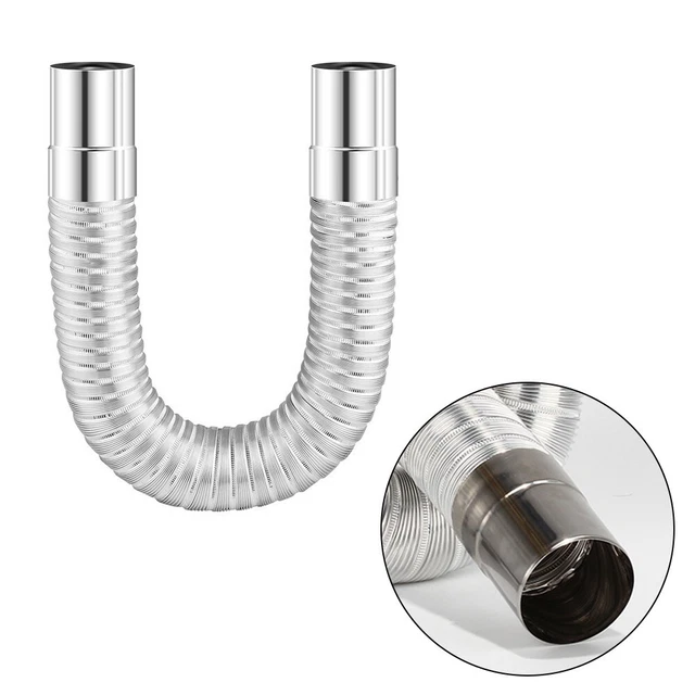 Kit De Tuyaux De Conduit De Cheminée Forever Flex - Acier Inoxydable - Lot De 3 - Réf. 03607381 Etc.