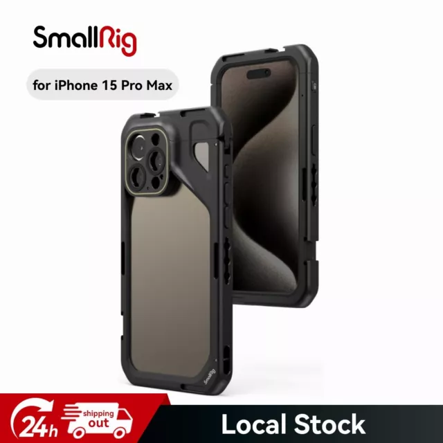 SmallRig 15 Pro Max Phone Cage, Mobile Video Cage for iPhone 15 Pro Max