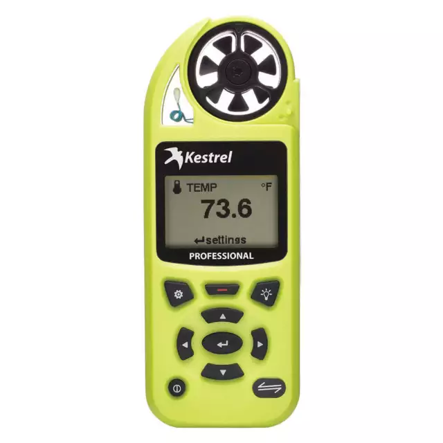 KESTREL 0852HVG Environmental Meter,Hi-Vis Green,LCD