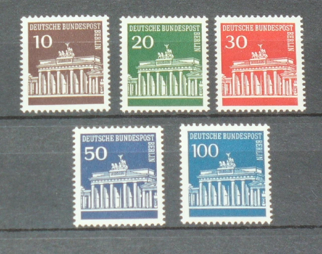 Berlin 1966/67 * Brandenburger Tor * Michel 286-290 * Satz postfrisch