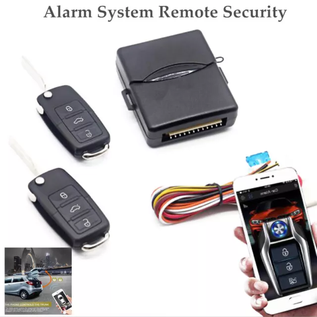 Car Alarm System Remote Security Auto Central Locking Door Lock Keyless APP Part