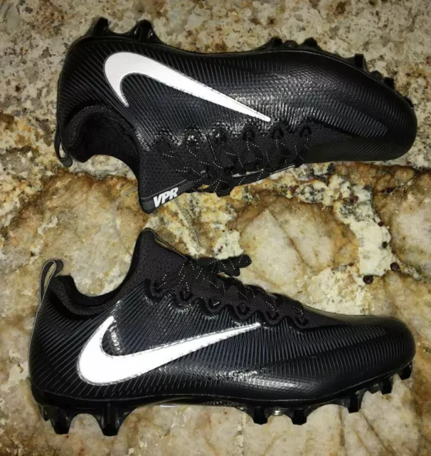 NIKE Vapor Untouchable Pro TD Black White Football Cleats NEW Mens Sz 15