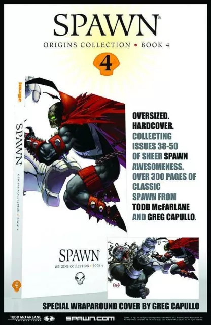 SPAWN ORIGINS COLLECTION VOL #4 HARDCOVER #38-50 Todd McFarlane Image Comics HC