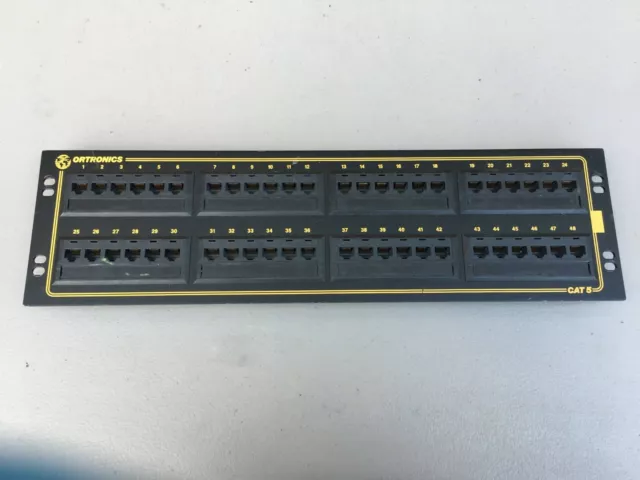 Ortronics Model 48-Port Patch Panel CAT5