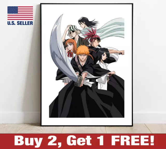 Bleach - Manga / Anime TV Show Poster / Print (Group / Chained)