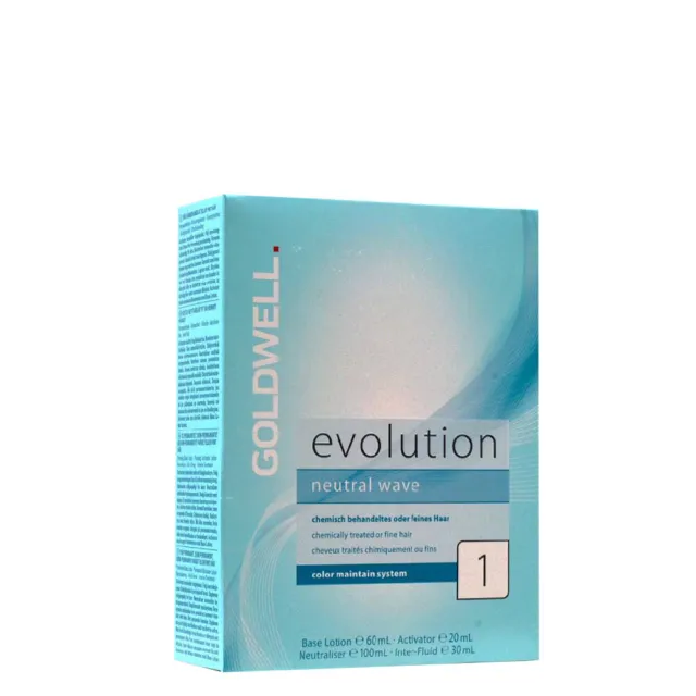 Goldwell Evolution Neutral Wave 1 - Juego de permanente para cabello fino