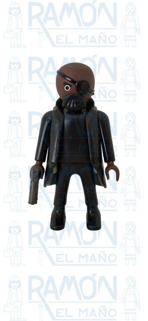 CUSTOM PLAYMOBIL NICK Furia Marvel Comics Shield vengadores