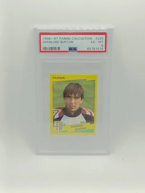 Gianluigi Buffon - 1996-97 Panini Calciatori Aufkleber PSA 6 Parma Italien