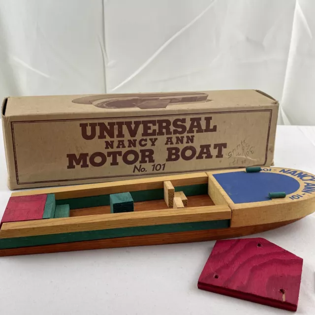 UNIVERSAL Nancy Ann MOTOR BOAT No. 101 Universal Toy & Novelty co Chicago