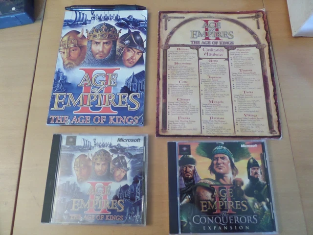 Notices Age Of Empires 1 & 2 – The Rise Of Rome / The Conquerors – PC – Anglais