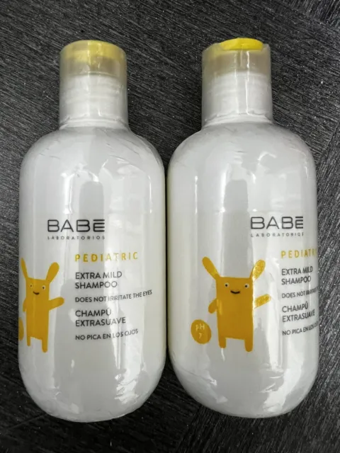 Babe Laboratorios Paediatric Pediatric Extra Mild Shampoo 200 ml X 2