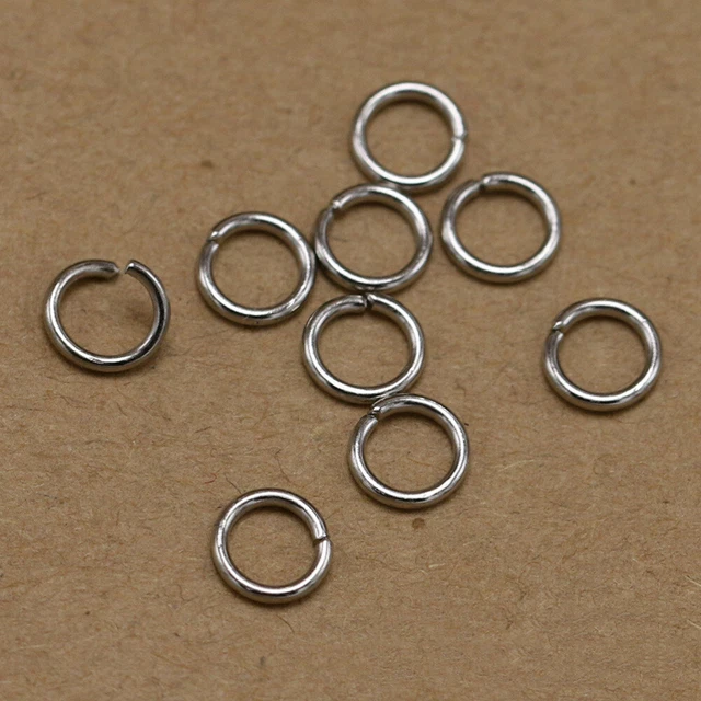 1300 piezas Anillo Dividido de Aleación Hágalo Usted Mismo Jump Ring Fabricación de Joyería Accesorios para H