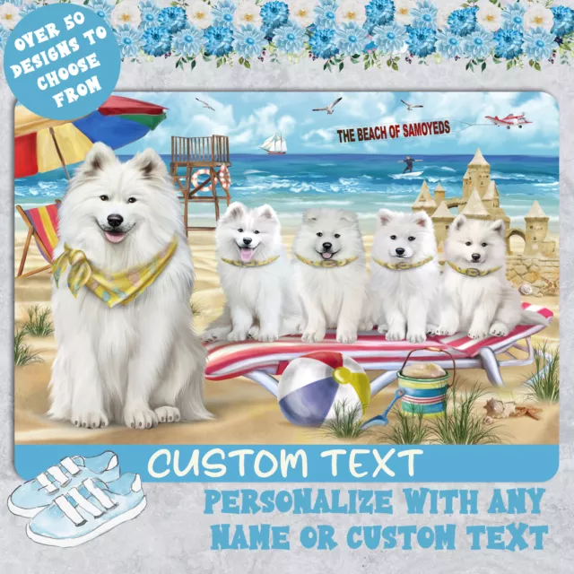 Samoyed Dogs Area Rug and Runner Personalized Indoor Many Designs NWT NEW