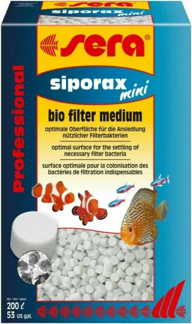 Sera Siporax Mini- Professional 1000 ML Milieu Filtrant Biologique Filtrage