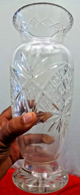 Coupe Vase en Verre Vintage Rare Véritable Et Décoratif de Collection Article
