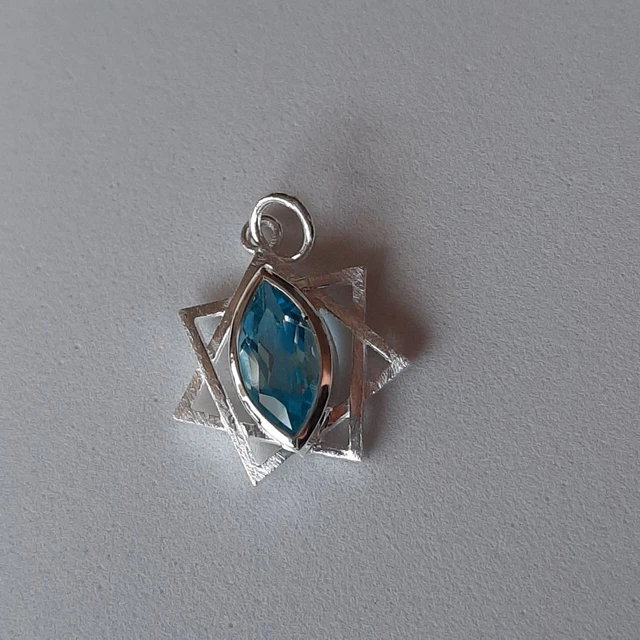 Ciondolo In Turchese Tibetano: Collana In Argento Sterling Fatta A Mano, Stile Minimalista - Italia - Foto 5