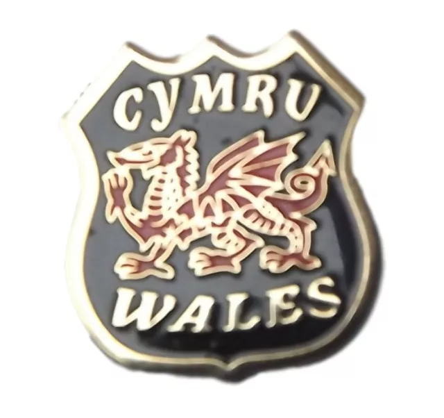Cymru Wales - Welsh Dragon - National Quality Lapel Pin Badge