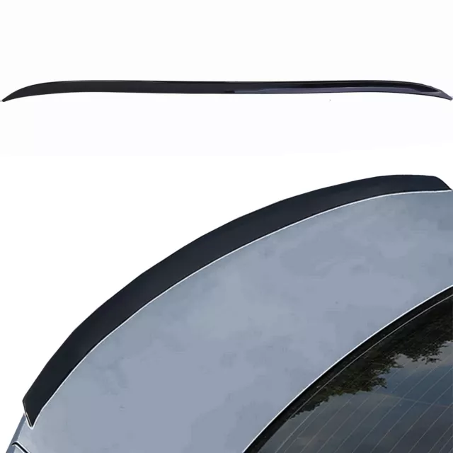 Universal Performance Alerón Trasero Spoiler Negro Brillo 120x4cm Muchas Coche