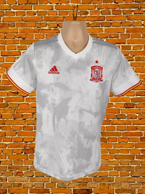 Adidas Rfcf Spain Football Uk Small S White Active Sport Away T Shirt Jersey Tee