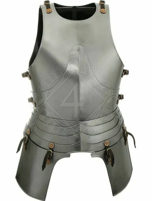 Medieval Knights Chest Armor Steel Cuirass Breastplate 15th Century LARP Cosplay
