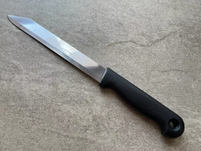 WURSTMESSER SOLINGEN Messer 29cm EDELSTAHL glatte Klinge Küchenmesser Brotmesser