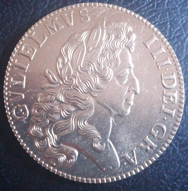 Retro William III 1701 fine work Five Guineas. Souvenir Gap Filler. Same size as Retro William III 1701 fine work Five Guineas. Souvenir Gap Filler. Same size as