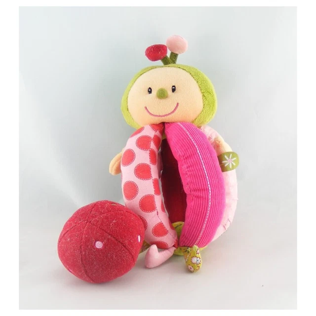 Doudou balle eveil papillon coccinelle Liz LILLIPUTIENS - 10677