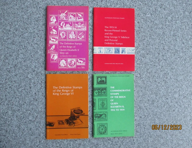 Stamp Books Qty 4 George V & Vi & Queen Elizabeth Ii