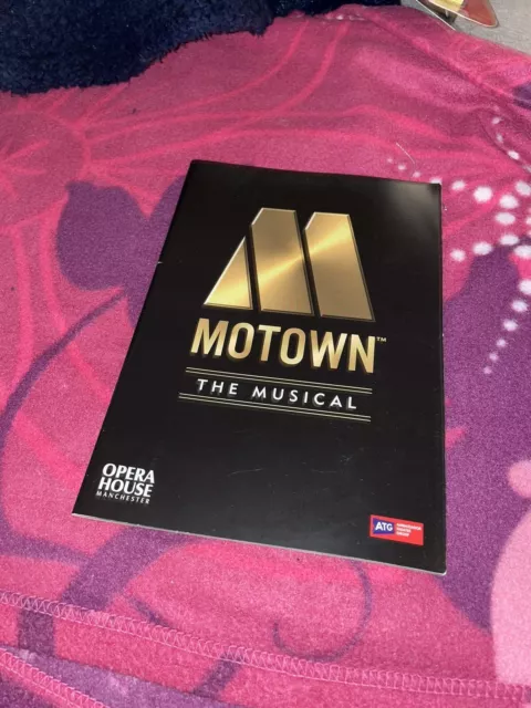 Motown The Musical UK Tour Theatre Programme Manchester Opera House