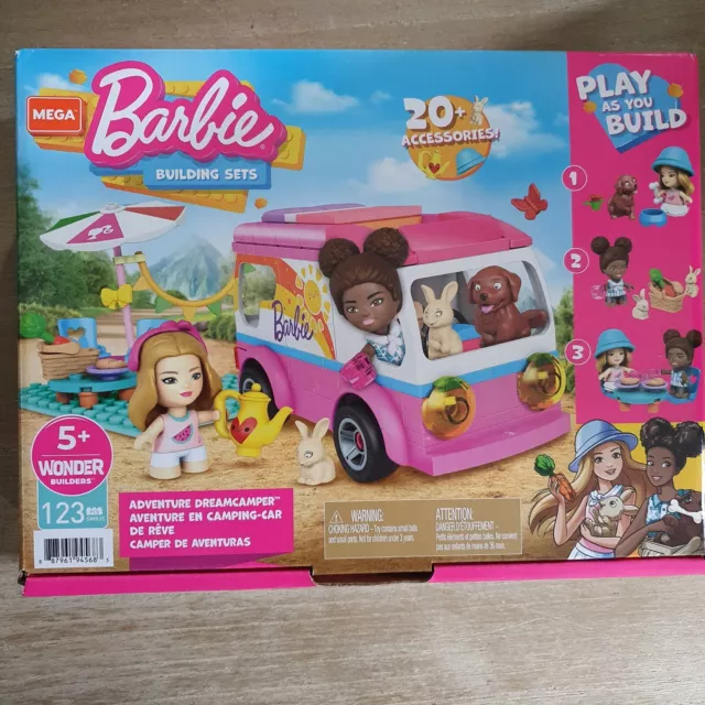 Barbie fbr34 dreamcamper adventure clearance camping playset with accessories