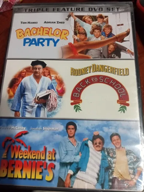 Bachelor Party Back To School Weekend At Bernie's 3 DVD Set Brand New  2010