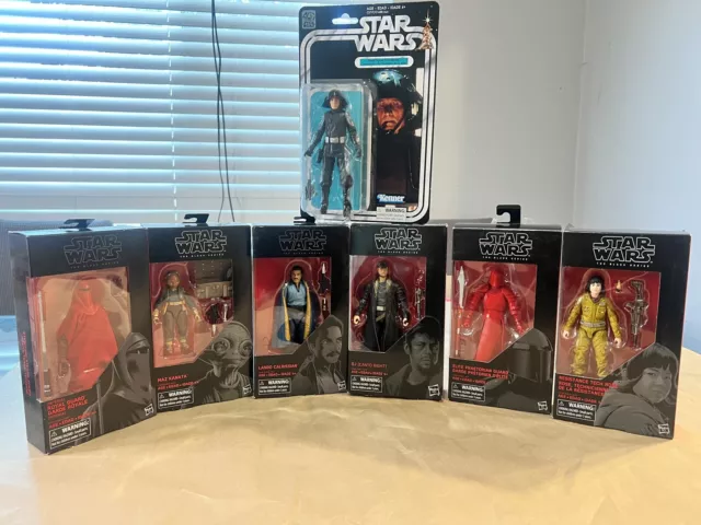 Star Wars the black series Lot Of 7 Figures