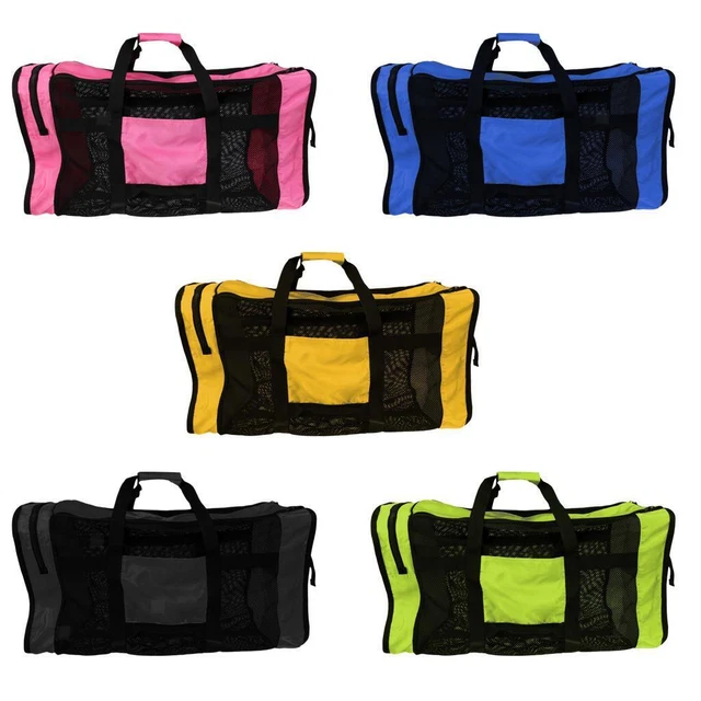 Faltbare, langlebige Mesh Tauchtasche zum Tauchen, Schnorcheln, Schwimmen,