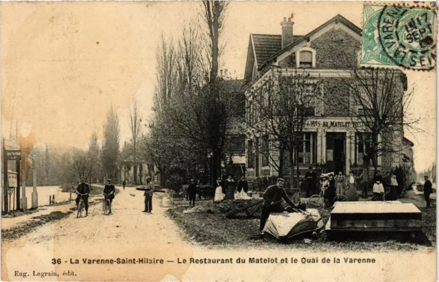 CPA AK LA VARENNE-St-HILAIRE Restaurant du Matelot Quai de la Varenne (869582)