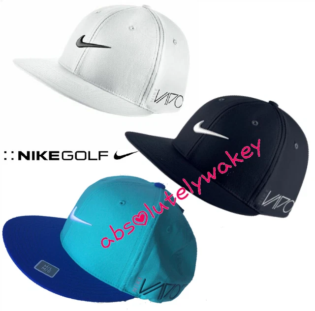 Nike True Tour Cap Flat Bill Vapor Rzn Swoosh Dri Fit Golf Flexifit Peak Hat Unx